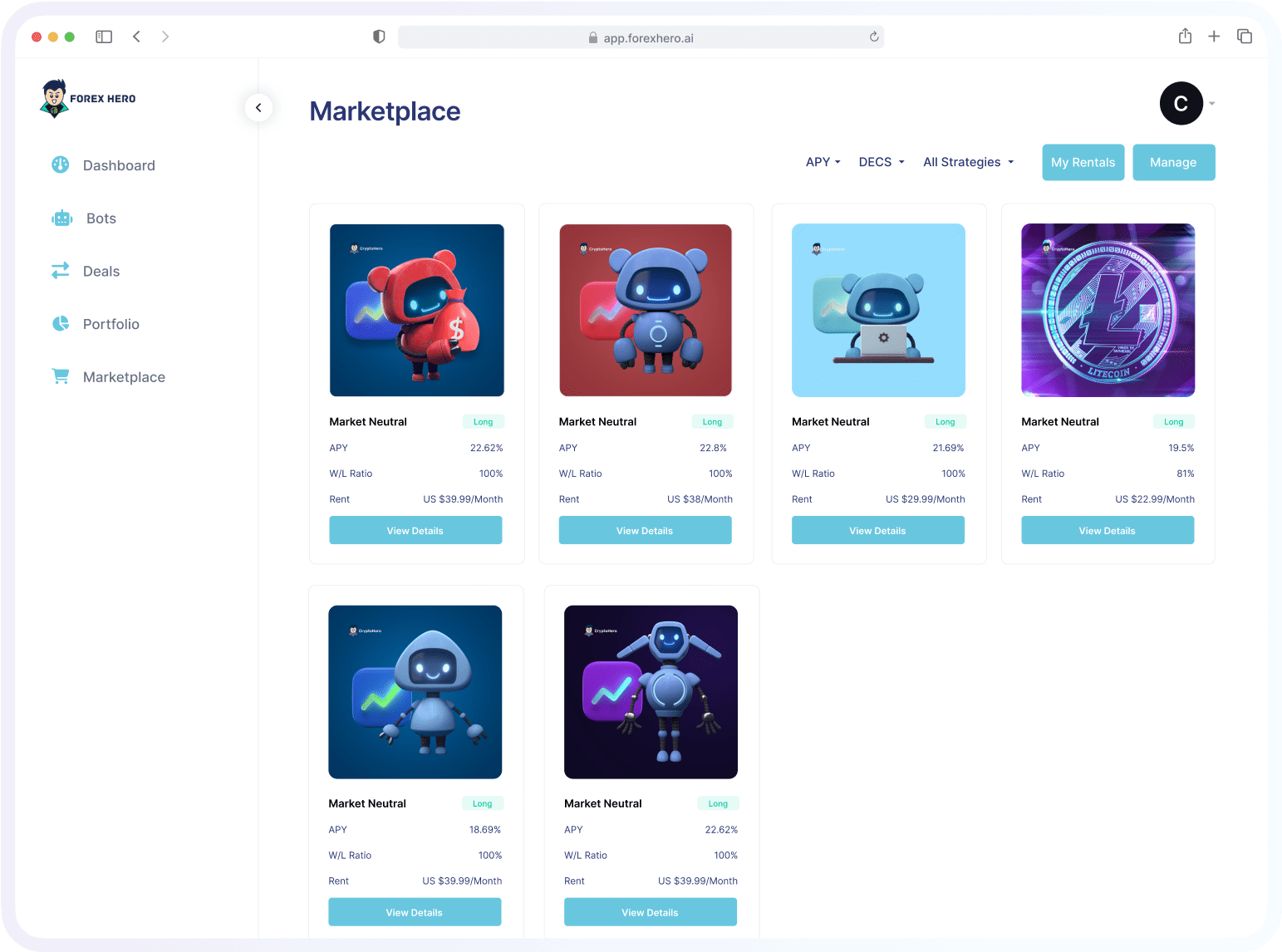 Forex Trading Bots Marketplace